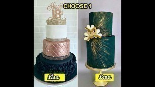 'LISA OR LENA Cake Choices (Fashion, Shoes, Outfits, etc)'