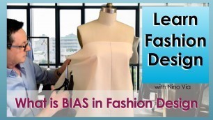 'What Is 45 Degrees BIAS In Fashion Design ~ Why Cutting On Bias in Fashion Designing ~ Learn Online'