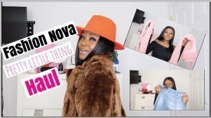 'Fashion Nova x PrettyLittleThing Try-on Haul'