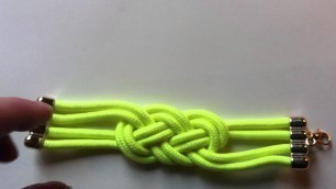 'Buyincoins Punk Style Fashion Fluorescent Cotton Rope Woven Knitted Bracelet Handmade'