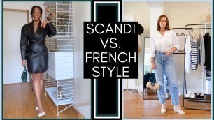 'Scandinavian Style vs. French Style Challenge | 4 Fall Outfits Lookbook 2021 | Bri Lamberson Collab'