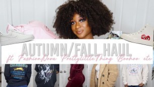 'AUTUMN/FALL HAUL | ft. FashionNova, PrettyLittleThing, Boohoo, Nordstrom, AliExpress & more!'