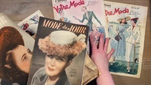 'For sale: 1950s French fashion magazines, vintage'