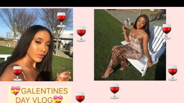 'VLOG- GRWM : Wine Tasting, Hair Fail, Fenty Face, PrettyLittleThing Fit'