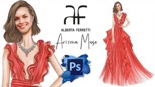 'Fashion illustration /Digital fashion illustration with photoshop'