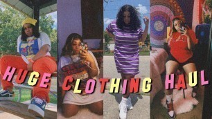 'HUGE CLOTHING HAUL || FT. PRETTYLITTLETHING, PACSUN, FASHION NOVA, SHEIN & MORE