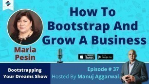 'How To Build A Brand In Fashion | How To Bootstrap A Business In Fashion Industry | Maria Pesin'