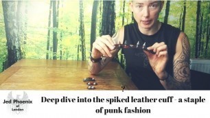 'Deep dive into leather studded bracelets - a staple of punk fashion | Phoenix Army'