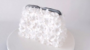 'Fashion Handbag CAKE with Wafer Paper Flowers - How to make by Olga Zaytseva'