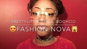 'EpicDB: PrettyLittleThing, Boohoo & Fashion Nova TRY ON HAUL!'