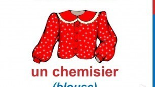 'French Lesson 34 - CLOTHES in French CLOTHING Vocabulary - Les vêtements les habits Ropa en francés'