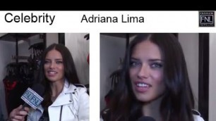'Adriana Lima | VICTORIA\'S SECRET Herald Square | Celebrity Interview'