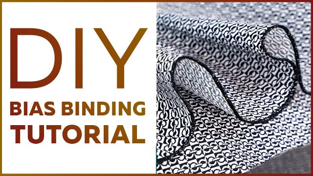 'Sewing tricks: How accurately finish a neckline of the blouse with flounce? Bias binding tutorial.'
